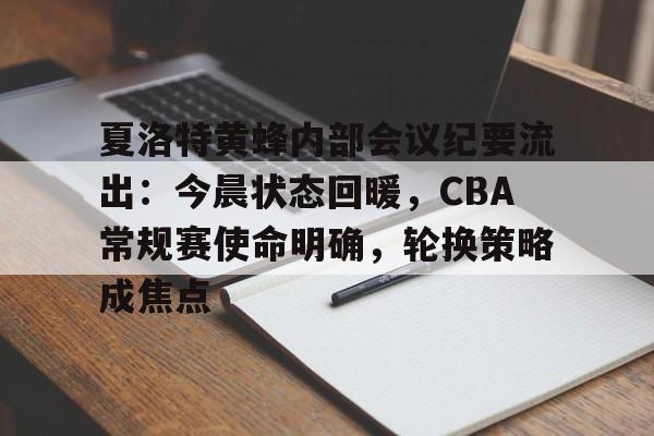 爱游戏-夏洛特黄蜂内部会议纪要流出：今晨状态回暖，CBA常规赛使命明确，轮换策略成焦点的简单介绍